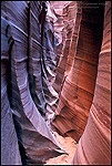 Photo: Zebra Slot Canyon detail, Hole-In-The-Rock Road region Grand Staircase Escalante N.M., Utah