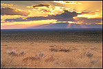 Photo: Sunset over the high plains of the Colorado Plateau near Great Sand Dunes National Monument, Colorado