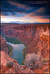 Photo: Overlooking the Colorado River at Horseshoe Bend, near Page, Arizona