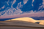 Photo: 'Figure in a Landscape' - Mesquite Dunes, near Stovepipe Wells, Death Valley National Park, California