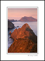 Sunrise light on Anacapa Island, Channel Islands National Park, California Coast