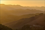 picture: Sunset light over rolling hills, Briones Regional Park, Contra Costa County, California