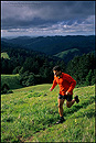 Photo: Dean Karnazes running in the Marin Hills, California