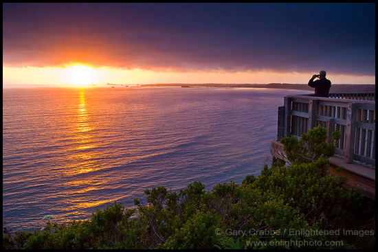 Picture: A 'Kodak' Moment; photographing the sunset, Del Norte County, California