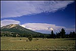 Picture: Blue Sky and Clouds over Mount Scott, Crater Lake National Park, Oregon