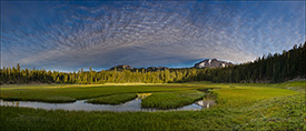 Picture: Lassen Peak and Kings Creek from Upper Kings Creek Meadow, Lassen Volcanic National Park, California