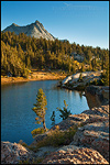 Picture: Vogelsang Peak above Boothe Lake, near the Vogelsang HSC, Yosemite National Park, California