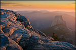 Picture: Half Dome seen from summit of Clouds Rest at sunset, Yosemite National Park, California