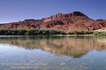 Looking across the Colorado River at Lees Ferry, Arizona