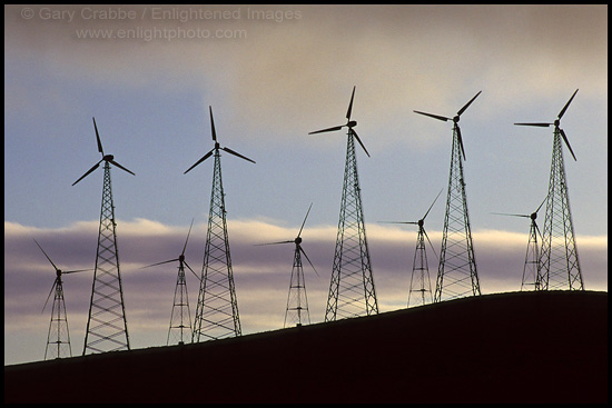 Picture: Windmill wind turbines at Altamont Pass, near Livermore, Alameda County, California