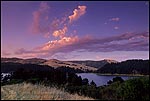 Photo: Sunset over San Pablo Reservoir, near Orinda, California