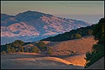 Photo: Sunset light on Mount Diablo as seen from Briones Regional Park, Contra Costa County, California