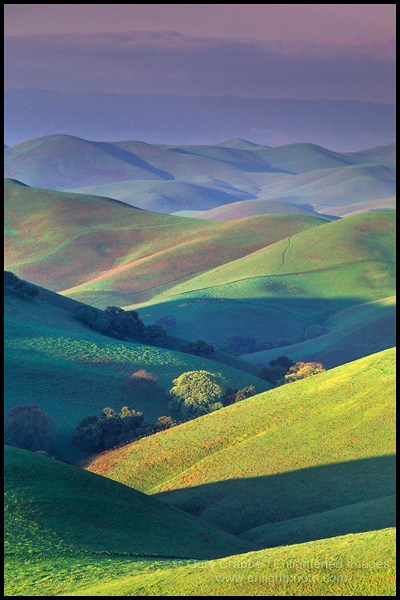 Photo: Rolling green hills in Spring, Tassajara Region, Contra Costa County, California