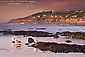 Gulls on coastal rocks at sunset, Fitzgerald Marine Reserve, Moss Beach, San Mateo coast, California