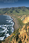 Photo: Green hills in spring above Christy Beach, Santa Cruz Island, Channel Islands, Southern California Coast