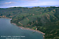 Photo: Aerial over Smugglers Harbor, Santa Cruz Island, Channel Islands, Southern California Coast