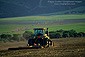 Tractor in field, near Soledad, Monterey County, California