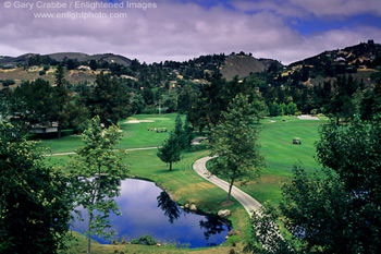 Golf Course at Carmel Valley Ranch Resort, Carmel Valley, Monterey County, California