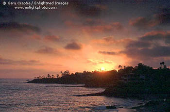 Sunset at Laguna Beach, California