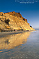 Golden cliffs and beach at Torrey Pines State Park, San Diego County, California