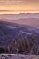 Sunrise over theSierra from Andosite Peak, near Donner Summit, Lake Tahoe Area, California