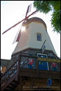 Photo: Wooden windmill in the Danish style village of Solvang, Santa Barbara County, California