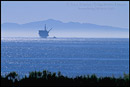 Picture: Offshore oil drilling rig in Santa Barbara Channel, Pacific Ocean, California