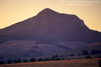 Sunset over Cerro Romaldo near San Luis Obispo San Luis Obispo County, CALIFORNIA