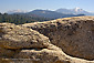 Mountain Peaks of the Sierra and Granite detail, Moro Rock, Sequoia National Park, California