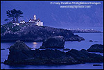 Photo: Battery Point Lighthouse in evening light, Crescent City, California