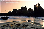 Picture: Sunset at Luffenholtz Beach, near Trinidad, Humboldt County, California