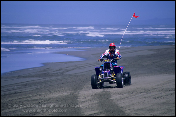 Photo: Off highway recreational vehicle at Samoa Dunes Recreation Area, near Eureka, Humboldt County, CALIFORNIA