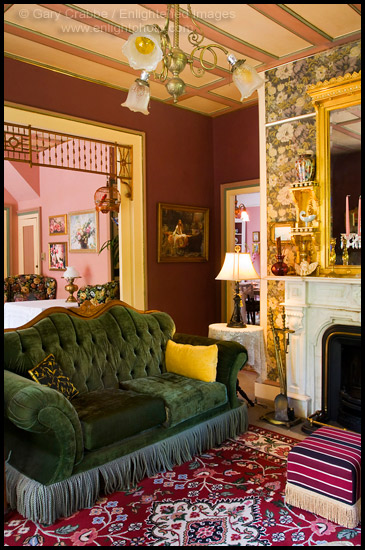Photo: Interior Sitting room at The Shaw House Inn, a Victorian era Bed & Breakfast in Ferndale, California