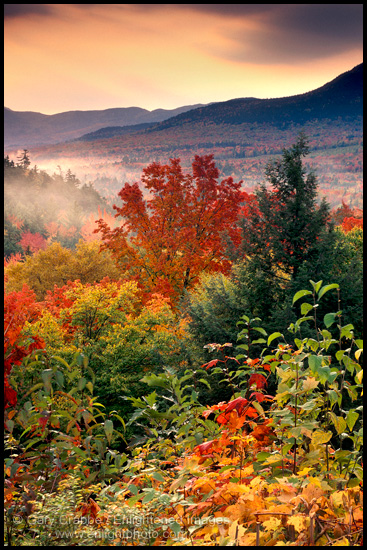 Picture: Autumn Sunrise at Kancamagus Pass, White Mountains, New Hampshire