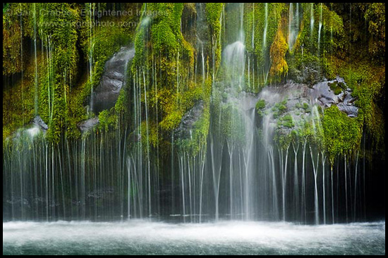 Photo: Mossbrea Falls along the Sacramento River, near Dunsmuir, California