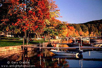 Fall Colors at Squam Lake, White Mountains, New Hampshire