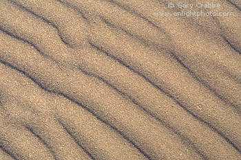 Patterns in beach sand, Bandon, Southern Oregon Coast