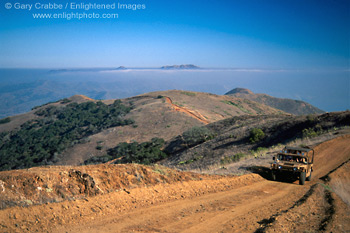 Picture: Hummer tour along dirt road mountain ridge above Two Harbors, Catalina Island, California