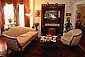 Living room scene in victorian Bed and Breakfast Inn, Calistoga, Napa Valley Wine Counrty, California