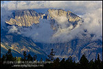 Storm clouds in morning over mountains in the Teton Range, Grand Teton National Park, Wyoming