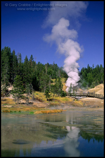 Photo: Dragon's Mouth Spring, Yellowstone National Park, Wyoming