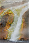 Photo: Geothermal stream and mineral deposits at Midway Geyser Basin, Yellowstone National Park, Wyoming