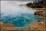 Photo: Geothermal steam rising out of Excelsior Geyser Crater, Midway Geyser Basin, Yellowstone National Park, Wyoming