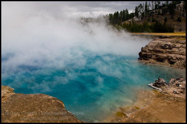 Photo: Excelsior Geyser Crater, Midway Geyser Basin, Yellowstone National Park, Wyoming