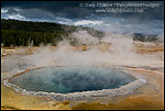 Photo: Geothermal steam and water venting out of Crested Pool, Upper Geyser Basin, Yellowstone National Park, Wyoming\