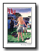 Woman dancing at the San Francisco Blues Festival