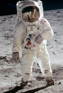 Apollo 11 Buzz Aldrin on the moon