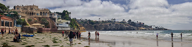 Image: People spending a day at the Beach, La Jolla Shores, San Diego County coast, California