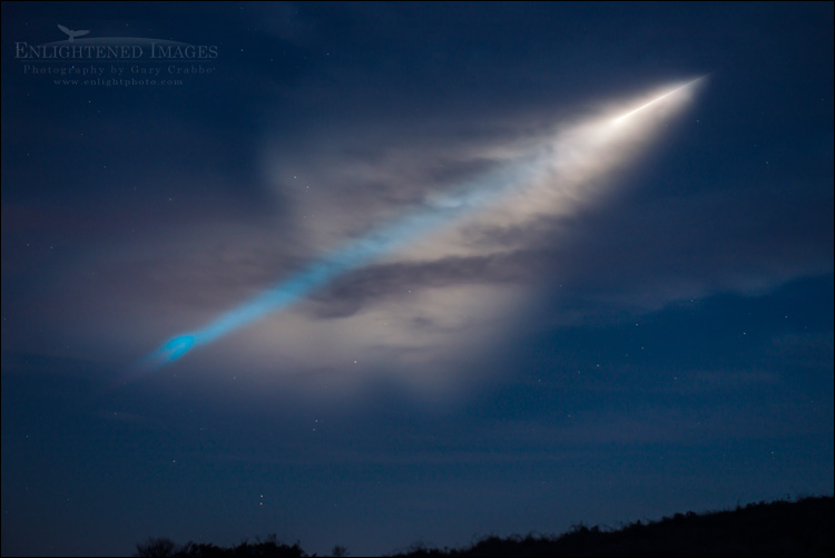 Image: Sub-launched Trident Missile soars into the evening sky above California; November 2015