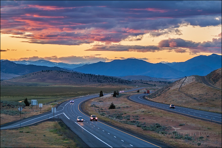 Image: Interstate 5, near Weed, Siskiyou County, California
